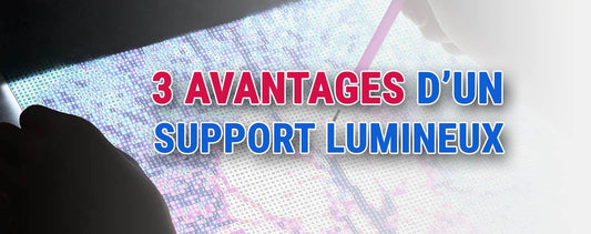 Les avantages d'utiliser un support lumineux pour votre Broderie Diamant