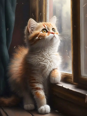 Broderie Diamant - Chatons Mignons Bibliothèque  11