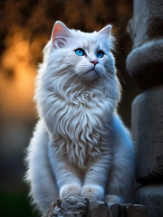 Broderie Diamant - Chats dans la Nature  8