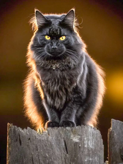 Broderie Diamant - Chats dans la Nature  3