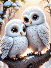 Broderie Diamant - Chouettes et Hiboux Majestueux  9