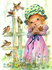 Broderie Diamant - Illustrations Enfants Vintage 10