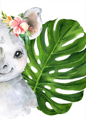 Broderie Diamant - Portraits d'Animaux et Feuillages 2 7