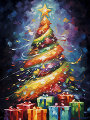 Broderie Diamant - Sapins de Noël 10