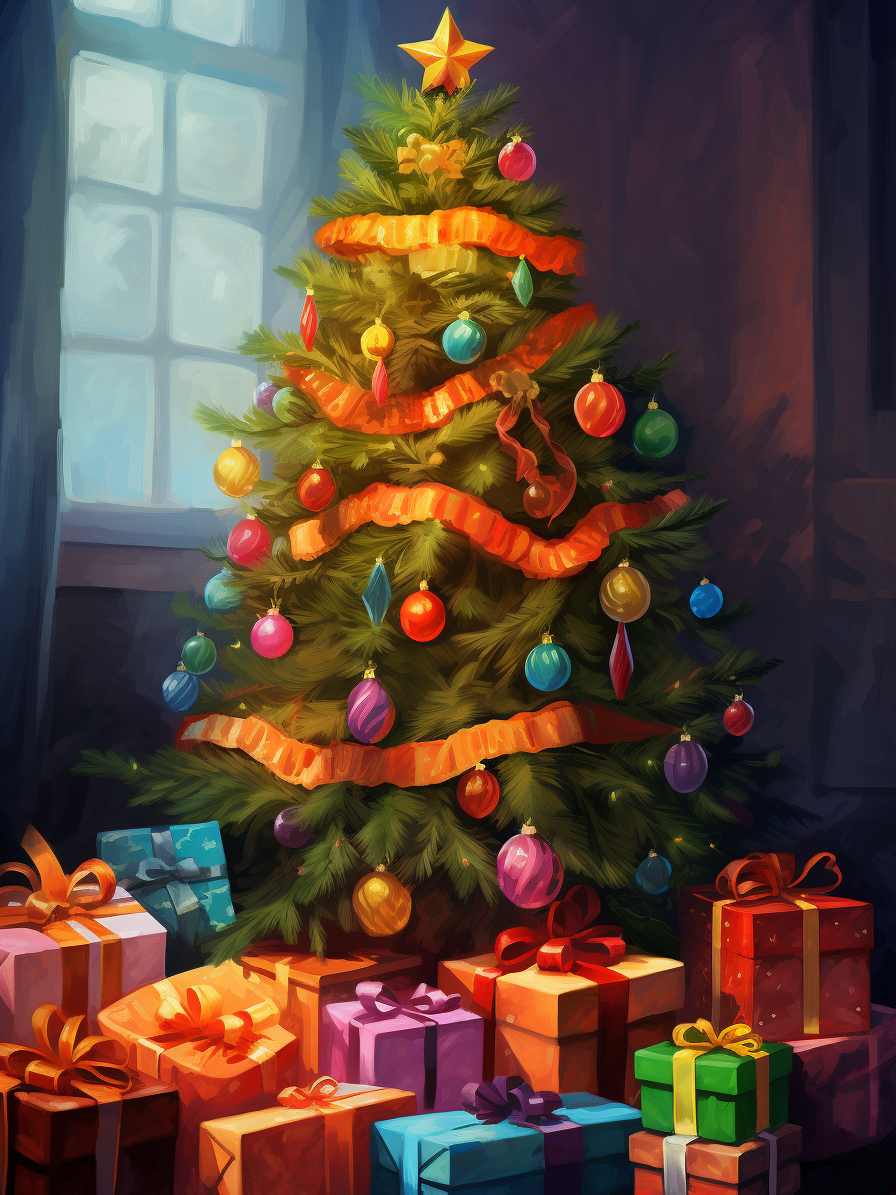Broderie Diamant - Sapins de Noël 11
