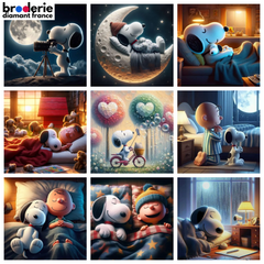 Broderie Diamant - Snoopy 2