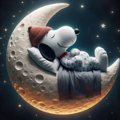 Broderie Diamant - Snoopy 2 5