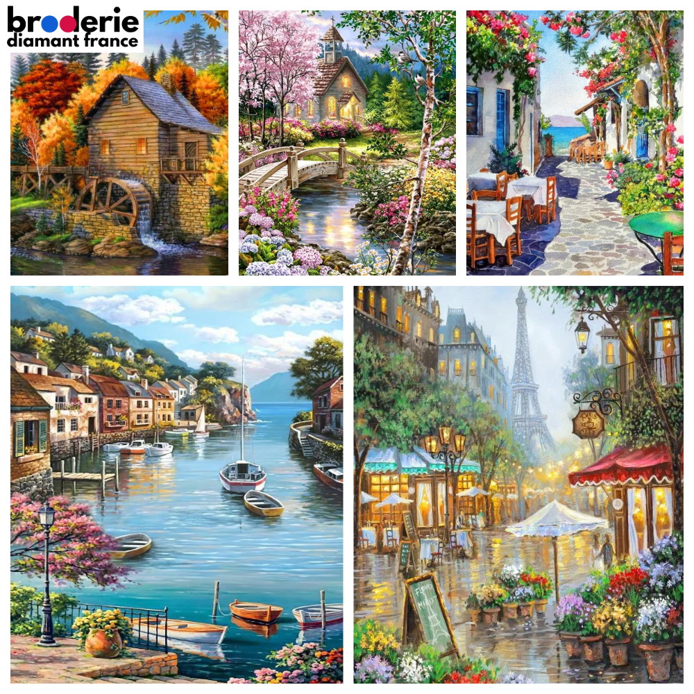 Broderie Diamant - Villes et Villages