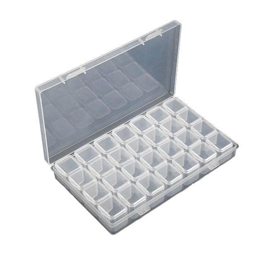 Boite de Rangement 28 cases Broderie Diamant